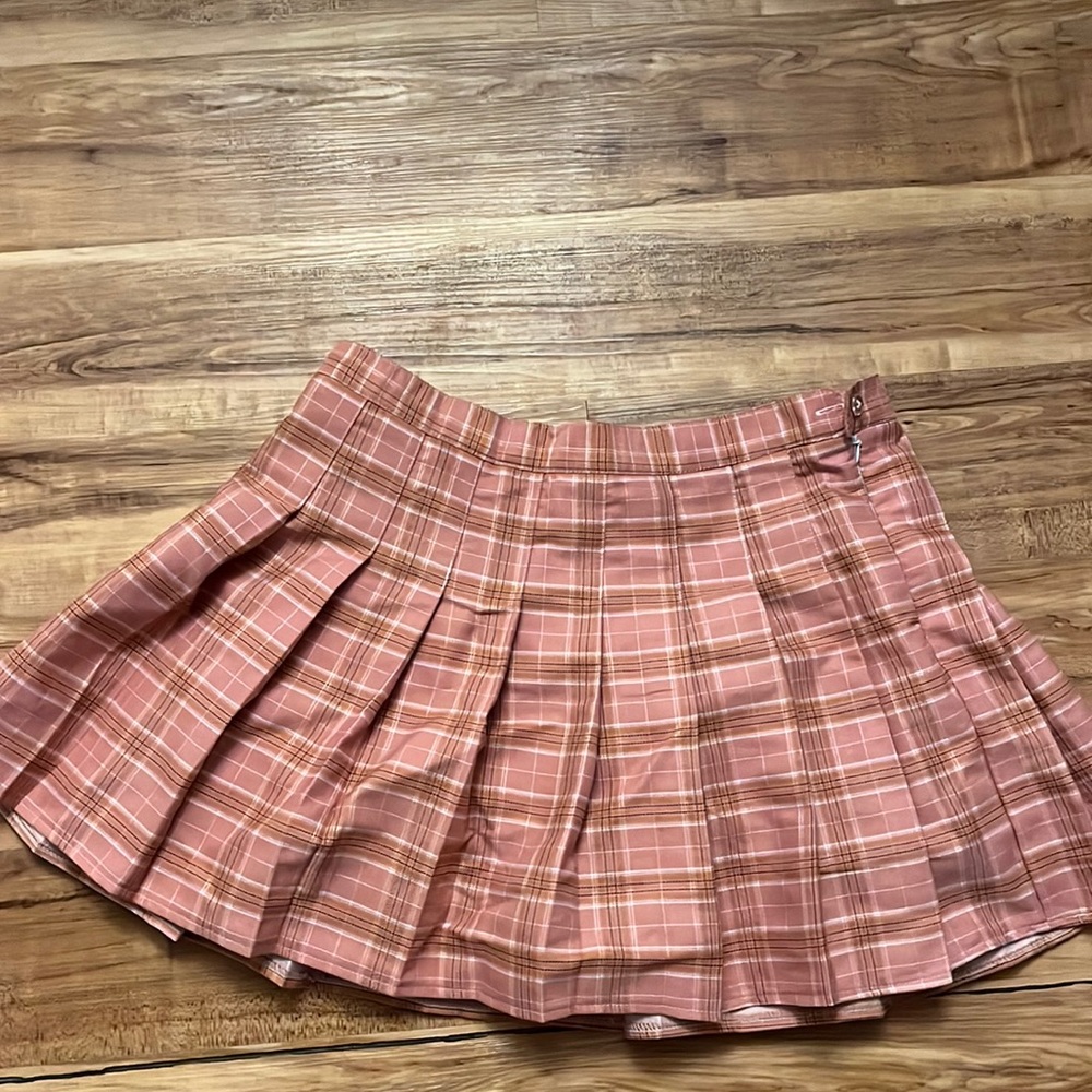 Plaid Mini Skirt